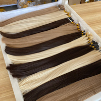 Nouveaux produits 2022 Extensions de cheveux humains à pointe en éventail pré-collées à la kératine 100% cheveux humains Extensions de cheveux à pointe en Y à la kératine
