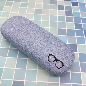 Estuche para Gafas de Lino Ecológico Multicolor, Estuche Rígido de Metal, Estuche Protector Portátil para Gafas - Product Image 2