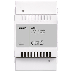 Modulo Relè Elvox 69RH 3A 230V AC 2 Canali Prodotto in Italia - Product Image 1