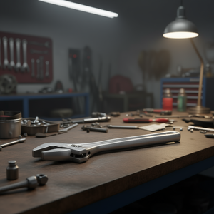 Adjustable Wrench 35mm Length For Auto Repair <b>Tools</b> - Product Image 3