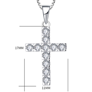 Ciondolo croce YL Diamond Fine Jewelry ciondolo in argento Sterling 925 placcato rodio personalizzato 2023