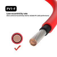 WANBANG Kupfer DC Solar PV Kabel LSZH Isolierung Einadrig Rot und Schwarz 4mm2 6mm2 10mm2 Rolle für Solarmodule