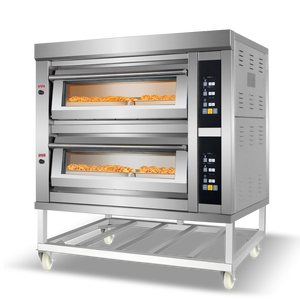 Thương mại nướng bánh mì hai tầng Lò Nướng Bánh bánh bánh Bánh Mì Bánh Pizza gas boong lò bánh mì - Product Image 2