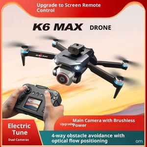 K6Max Beginner <b>Plastic</b> <b>Screen</b> Optical Flow Positioning Quadcopter Brushless Motor Remote Control Aircraft Toy Model Aircraft - Product Image 4