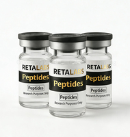 Étiquettes autocollantes personnalisées pour flacons de peptides, étiquettes adhésives imperméables pour l'emballage médical et l'étiquetage cosmétique