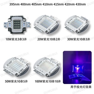 หลอดไฟ LED UV กำลังสูง 10-100 วัตต์ สำหรับการพิมพ์ การสแกน การตรวจจับการปลอมแปลง การตรวจสอบธนบัตร - Product Image 5