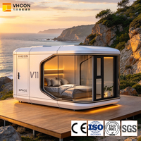 Capsule de vie individuelle : Studio flexible avec salle de bain privée et espace de vie pour citadins solitaires – Maison capsule spatiale