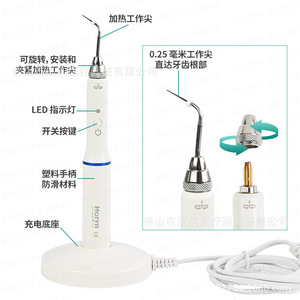 Appareil électrique de chauffage pour obturations de canaux radiculaires Horyndent avec embout chauffant pour équipement de thérapie orale - Product Image 2
