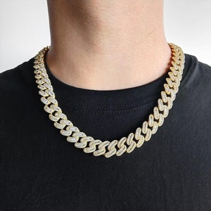 Designer VVS1 Moissanite Prong Cuban Link <b>Chain</b> 925 Sterling Silver Custom <b>Iced</b> <b>Out</b> Hip Hop Bling Necklace Jewelry Tester Pass - Product Image 3