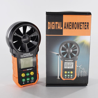 Anémomètre numérique PM6252B Mesureur de température et d'humidité de l'air avec port USB Appareil de mesure du vent