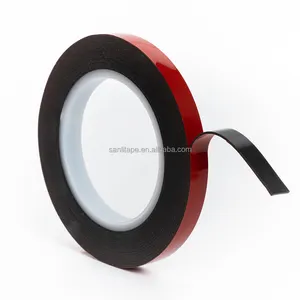 100 Degree Temperature Resistant Black Silicone Tape 0.64mm 1mm 1.2mm Custom Size for Electronics