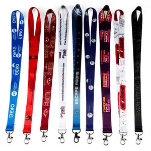 Lanyards Manufacturer <b>Personalized</b> Promotional Safety Designer Sublimation <b>Keychain</b> Cute Anime Custom Nylon Polyester Lanyard - Product Image 1