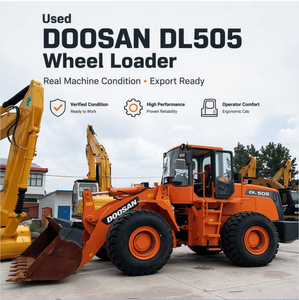 Cargadora de Ruedas Doosan DL505 de Alto Torque con <span class=keywords><strong>Pala</strong></span> de Gran Capacidad y Fuerte Fuerza de Elevación para Trabajos en Plantas de Hormigón - Product Image 4