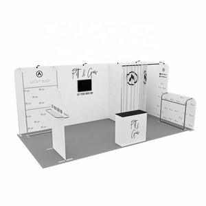 Портативный выставочный стенд с полками для рекламы, 10x10 футов - Product Image 3