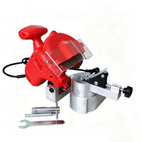 Affûteuse de chaîne de tronçonneuse électrique 230V 220W avec meule de 100mm, moteur tout cuivre, affûteuse de tronçonneuse à montage sur banc pour le travail du bois