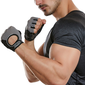 Guantes de Fitness Boton Grises Tallas M L XL Unisex para Levantamiento de Pesas, Protección de Palmas, Transpirables y Anti-Callos - Product Image 1