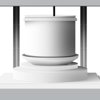 Équipement de chauffage de laboratoire de four de fusion de verre fritté intégral de contrôle intelligent PID 1600c personnalisé