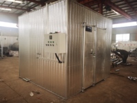 Équipement de séchage à air chaud pour la carbonisation du bois, composants PLC essentiels pour l'agriculture, volume efficace de 10 m, puissance de 10 kW