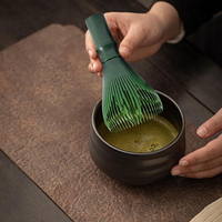 Fouet à Matcha Multicolore Réutilisable en Plastique ABS PP et Résine Chasen pour Café, Matcha Latte, Mélange Quotidien, Entretien Facile, Vente en Gros, Fournitures de Thé