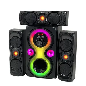 Produk penjualan terbaik 2023 speaker profesional pemutar audio RGB led speaker 3.1 speaker super bass dengan home theater