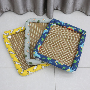 แผ่นรองนอนสัตว์เลี้ยงราคาส่ง แผ่นรองทำความเย็นสำหรับสุนัข ระบายอากาศได้ดี ใช้ได้กับบ้านสัตว์เลี้ยง แผ่นรองนอนหวายสำหรับแมว - Product Image 6