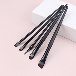 Pinceau à sourcils plat ultra-fin à pointe fine, pinceau à sourcils plat et fin, pinceau à sourcils fin et coudé pour sourcils - Product Image 4