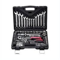 Ensemble d'outils de réparation automobile 1/2,3/8,1/4 pouces, entraînement, tête Flexible, rotateur, cliquet, poignée, clé, douille, Kit d'outils