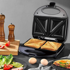 <b>Electric</b> <b>Griddle</b> Sandwich Maker 220V 110V Double Sided Heating Waffle Toaster Breakfast Machine - Product Image 1