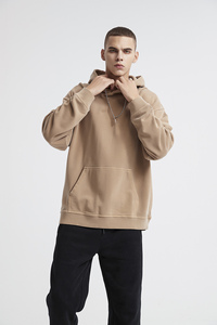 Sweats à capuche brodés 420gsm Top Qualité Heavyweight Puff Print Hoodies Hommes 100% Coton Sweat-shirt à capuche brodé personnalisé - Product Image 4