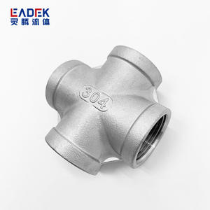 Conector de Cuatro Vías de Rosca Cruzada con Rosca Interna para Tuberías de Agua de Acero Inoxidable 304 al por Mayor - Product Image 2
