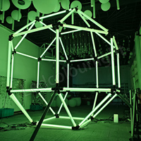 Éclairage de scène DMX, tubes LED néon 3D, tubes LED 360 degrés, tubes LED tunnel pour événements et projets