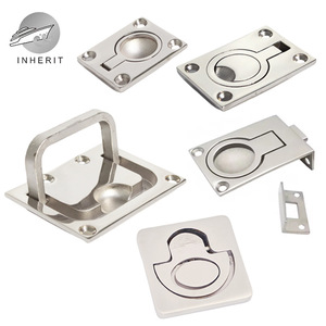 Inherit 316 Stainless Steel Square Floor Locking <b>Clip</b> Hatch Lock For Yacht Cabin Deck <b>Buckle</b> - Product Image 1