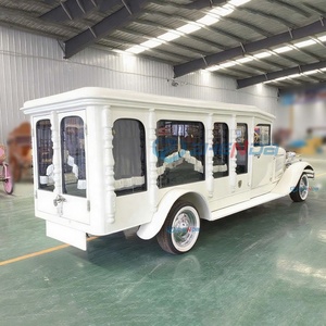 Best Selling White 2 Seats Funeral Vintage Car Supplier Electric High Quality Funeral Classic Car With CE Certification - Product Image 4