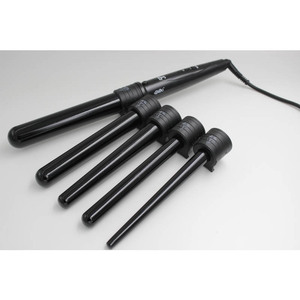 Fer à friser électrique professionnel 5 en 1 interchangeable en céramique LED, outils de coiffage 5 en 1, écran LCD, fer à friser à têtes multiples - Product Image 3