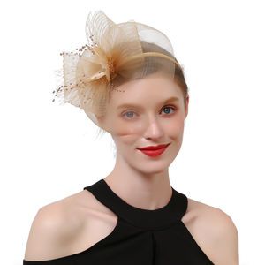 إكسسوارات شعر أنيقة بتخفيضات كبيرة، شريط جذاب ذو شبكة مرنة متعددة الألوان، شريط جذاب مزود بالورود للعروس مع غطاء رأس أنثوي - Product Image 6