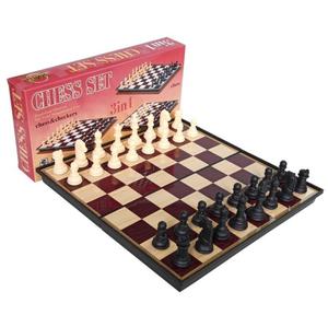 Falomir Set Scacchi Magnetico Da Viaggio – Scacchiera 16x16 Cm Con Coperchio Trasparente, Pezzi Magnetici, Ideale Per Trasporto E Regalo - 3