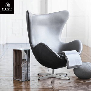 <span class=keywords><strong>Fauteuil</strong></span> simple nordique, modèle de salle de conférence d'hôtel, design simple, salon, métal, <span class=keywords><strong>cuir</strong></span>, tissu, <span class=keywords><strong>fauteuil</strong></span> pivotant sphérique - Product Image 5