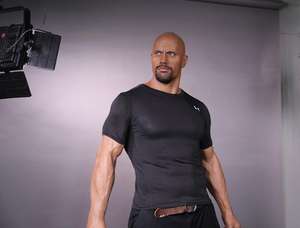 EH01 현실적인 할리우드 근육 남자 연예인 실물 크기 왁스 동상 - Product Image 3