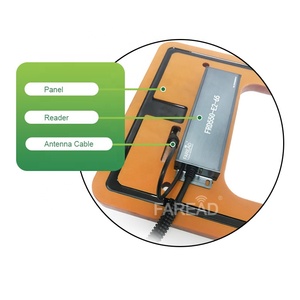 Lector de etiquetas de oreja de antena ISO11784/5 HDX FDXB ganado de largo alcance Panel grande RFID cerdo ganado <span class=keywords><strong>vaca</strong></span> granja cría lechera caminar pasado - Product Image 2