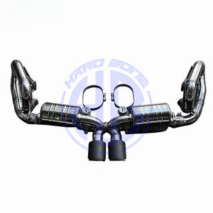 Tubo de escape de rendimiento de afinación de alta calidad para Porsche 911 991 991,1 991,2 Gt3/GT3 Rs escape de titanio con válvula Axleback - Product Image 3