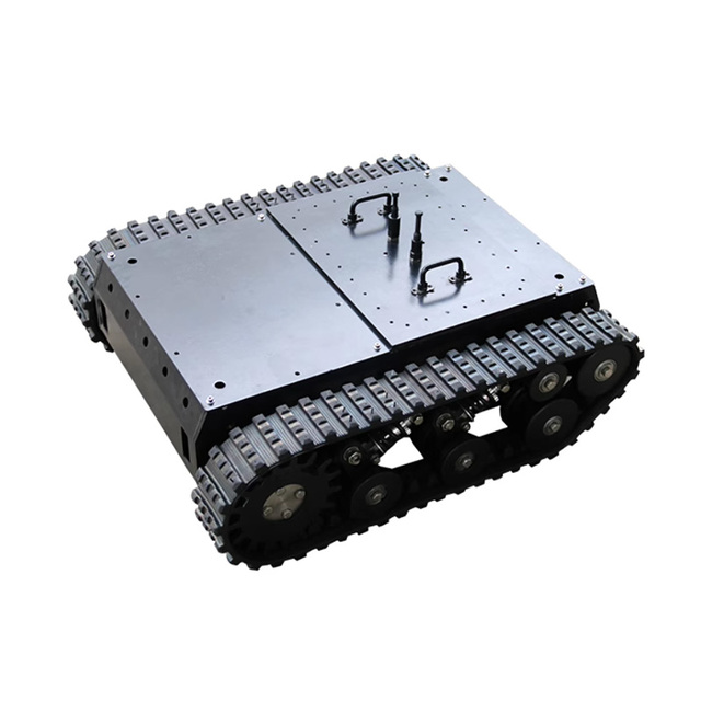 Electric Remote-Controlled Tracked Chassis, All-Terrain Mobility, High Protection Level, Climbing & Obstacle Negotiation
