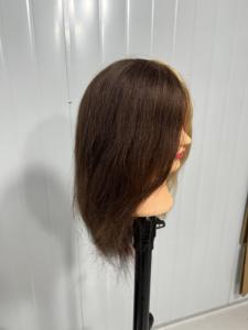 Tête de mannequin en <span class=keywords><strong>cheveux</strong></span> humains 100% réels pour la coiffure et la formation professionnelles - Product Image 3
