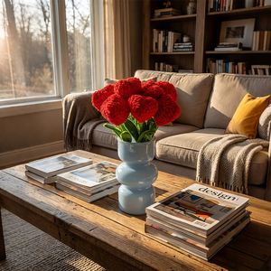 Kit de fleurs 3D en forme de cœur en épanouissement, en fil de fer sculptural, cadeau d'amour parfait pour la Saint-Valentin, la Fête des Mères et toutes les occasions spéciales - Product Image 6