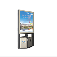 2023 échantillon personnalisé extérieur énergie solaire Double face profil en aluminium publicité défilement LED boîte à lumière rétro-éclairé bannière
