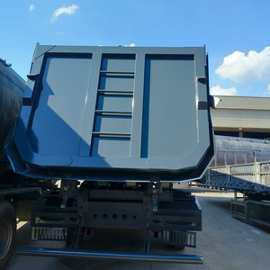 Semirremolque volquete trasero de eje 4/5/6, capacidad de carga de 40-100 toneladas, remolque volquete en forma de U a la venta para transporte de carga de camiones - Product Image 1