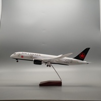 Maquette d'avion Boeing 787 Canadian Airlines en résine 1/130, cadeau d'affaires, éclairage sonore réaliste