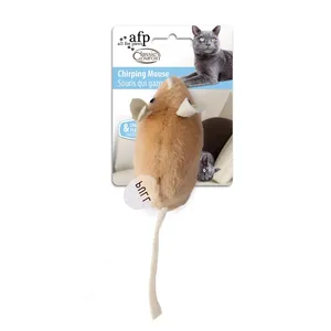 AFP Hot simulato peluche topi morso carino divertente giocattolo per animali domestici la casa gatti giocattoli cinguettio Mouse con suono