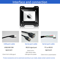 Lecteur de cartes RFID EMT6662RF, scanner de codes QR, lecteur de codes QR NFC intégré, équipé de verre trempé