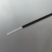 FTTH Modo único 1 2 4 Núcleo Cable de caída de fibra óptica Cables de comunicación de soporte automático de tipos GJXH/GJXFH