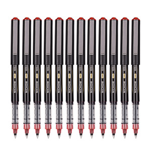 Deli S656-Z1 <b>Roller</b> Pen 0.5mm Quick Dry Red <b>Ink</b> For Writing Notes - Product Image 5